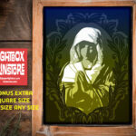 Mary Mother paper light box template, shadow box template, shadow box art, Cutting Cricut, Layered svg file DIY #107