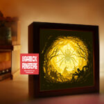 Harry porter paper light box template, shadow box template, shadow box art, Cutting Cricut, Layered svg file DIY #143