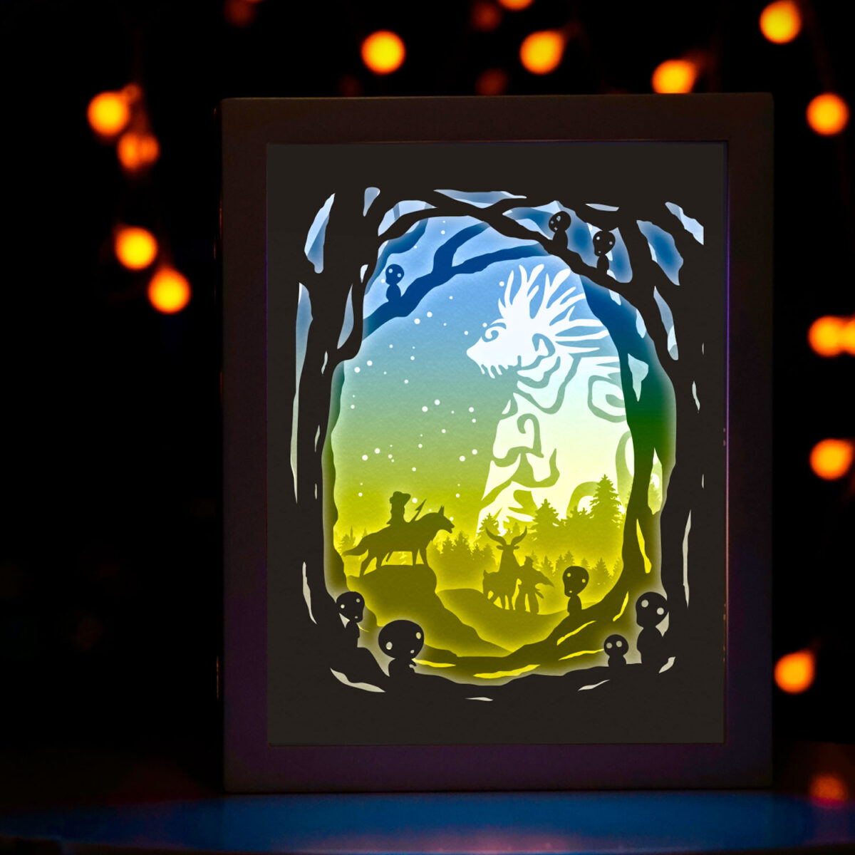 I love Unicorn paper light box template, shadow box template, shadow ...