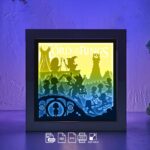 The Lord of the Rings Paper cut lightbox Template paper light box template, shadow box template, shadow box art, Cutting Cricut, Layered svg file DIY SVG #219