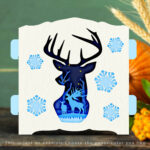 Deer 3D Pop Up Card 3D Pop Up Card template Greeting Pop Up Card Birthday Card Anniversary Paper cut Template Pop-up Card 3D Pop Up DIY_2
