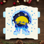 Xmas 3D Pop Up Card 3D Pop Up Card template Greeting Pop Up Card Birthday Card Anniversary Paper cut Template Pop-up Card 3D Pop Up DIY2